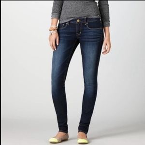 American Eagle Super Stretch Mid Rise Skinny Jean Size 8 Long